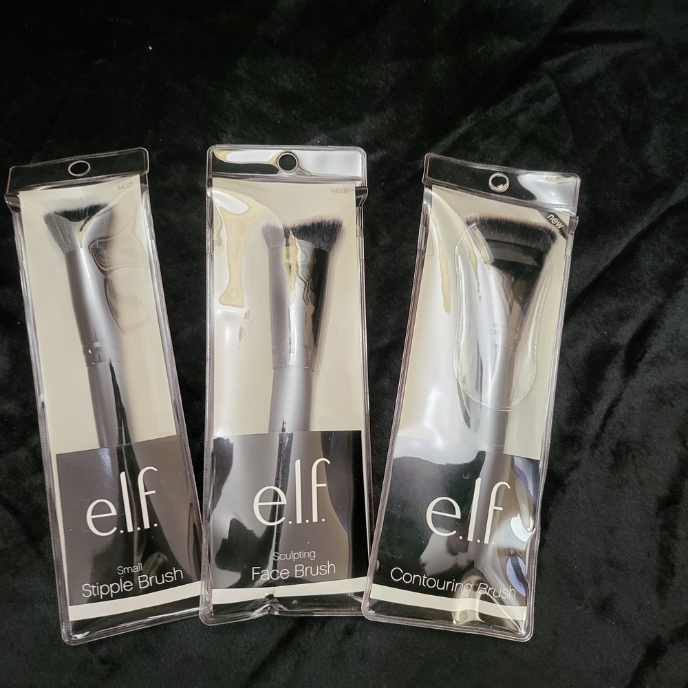 Women Makeup Blush Brush Set - Black